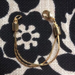 Necklace Extender with lobster claw clasp.